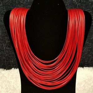 Red Cord Necklace